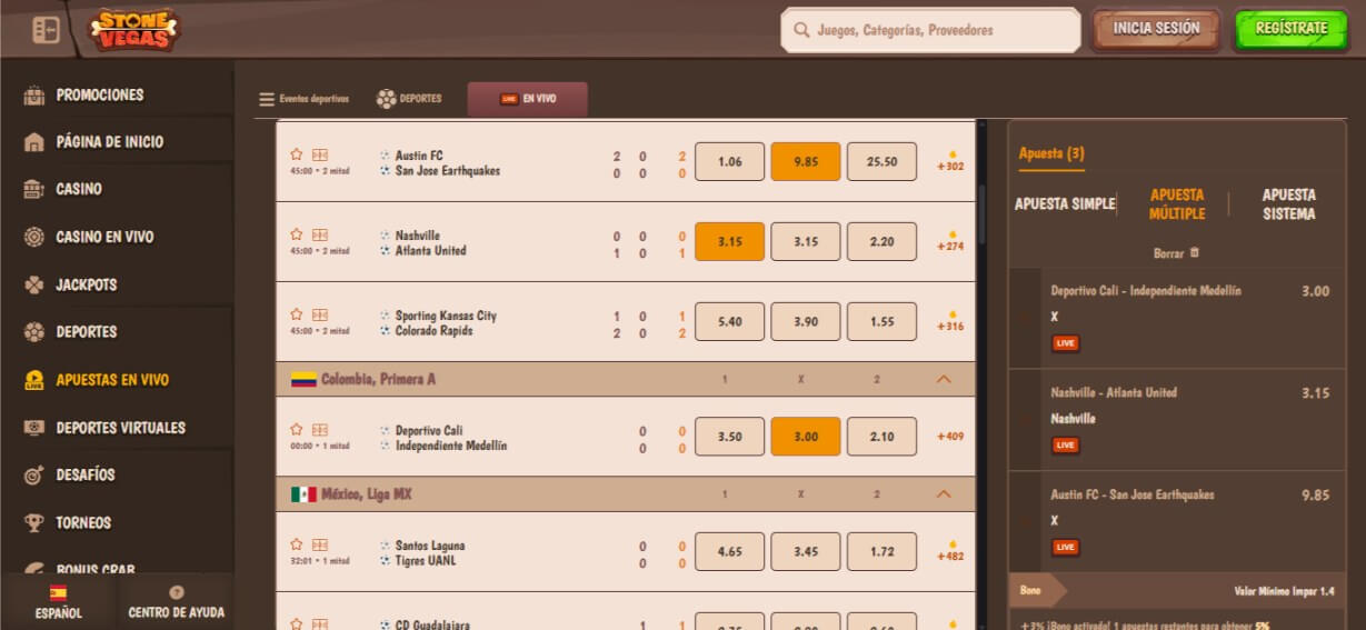 Stonevegas: pagina de apuestas deportivas